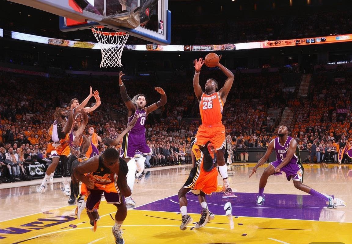 NBA季后赛焦点对决：湖人火箭激战回顾与战术解析(图1)